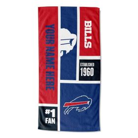 [Personalization Only] Bills Colorblock Personalized Beach Towel