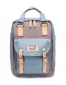 Doughnut Backpack Female College Style (Option: Light Blue Light Purple-Bear)