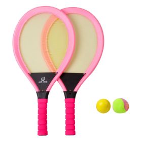 Children'S Tennis Racket Toy Kids Beginner Kindergarten Set (Color: Pink)