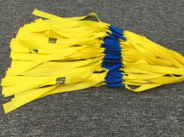 10Pcs Slingshot Powerful Elastic Flat Rubber Band Practical Hunting Sports (Option: Yellow-0.75mm-Q10pcs)