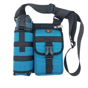 Shoulder Messenger Bag Outdoor Leisure Kettle Bag (Option: Light Blue)