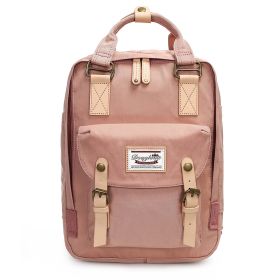 Doughnut Backpack Female College Style (Option: Pure Pink-Bear)