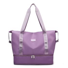 Travel Bag Short Distance Lightweight Tote New Portable Trolley Case (Option: Violet-Free Size)