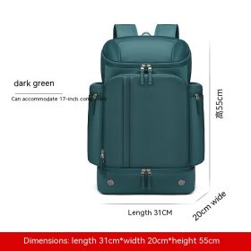 Travel Backpack Large Capacity Outdoor (Option: Dark Green)