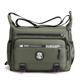 Oxford Cloth Shoulder Bag Business Briefcase Durable (Option: Army Green)