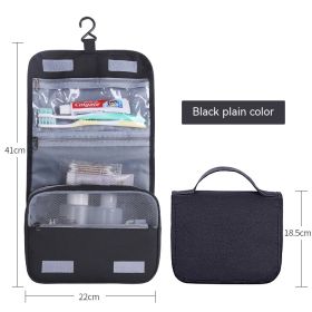 Waterproof Portable Travel Buggy Large Capacity Hanging Men's Toiletry  Storage Bag (Option: Small Black-As Shown In The Picture)