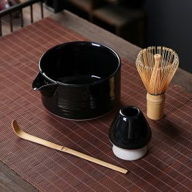 Matcha Tool Suit Japanese Gift Box (Option: Iron Glaze Suit)