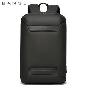 Men's Business Backpack Large Capacity Backpack (Color: Black)