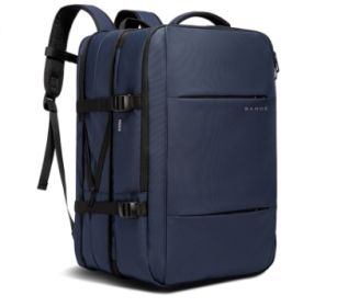 BANGE Male College Student Computer Backpack (Option: Blue Upgrade-16 Inch)