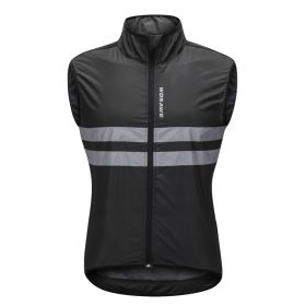 Sleeveless Vest Of Mountain Bike Riding Suit (Option: BL205B black vest-L)