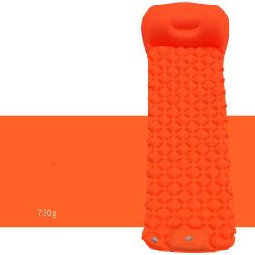 Inflatable Mat Outdoor Supplies Air Camping Portable Automatic Inflatable Mattress Moisture-proof Tent Mat Camping Mat (Option: Orange-General model)