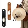 Leather Hat Holder Clip For Travel On Bag Backpack Luggage; Multifunctional Cap Clip; Travel And Camping Accessories