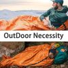 Portable Lightweight Emergency Sleeping Bag, Blanket, Tent - Thermal Bivy Sack For Camping, Hiking, And Outdoor Activities - Windproof And Waterproof