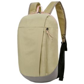 Outdoor Sports Lightweight Leisure Backpack (Color: Khaki)