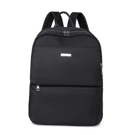 Nylon Business Travel Backpack (Color: Black)